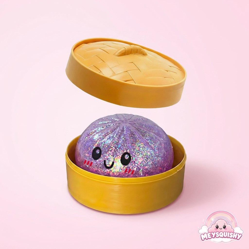 Dumpling Scintillant Kawaii MEYSQUISHY - Violet (shooting pro)