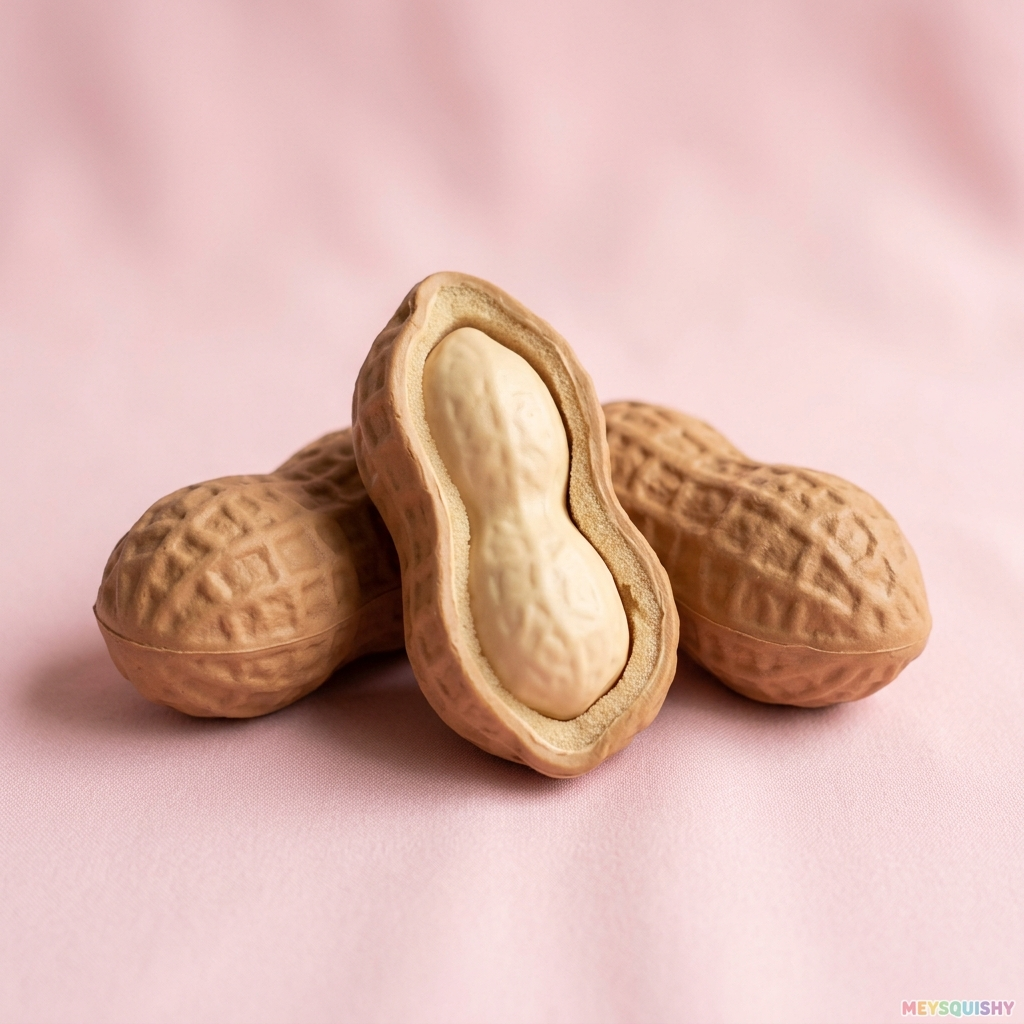 Squishy Cacahuète Croquante MEYSQUISHY - 3 pièces