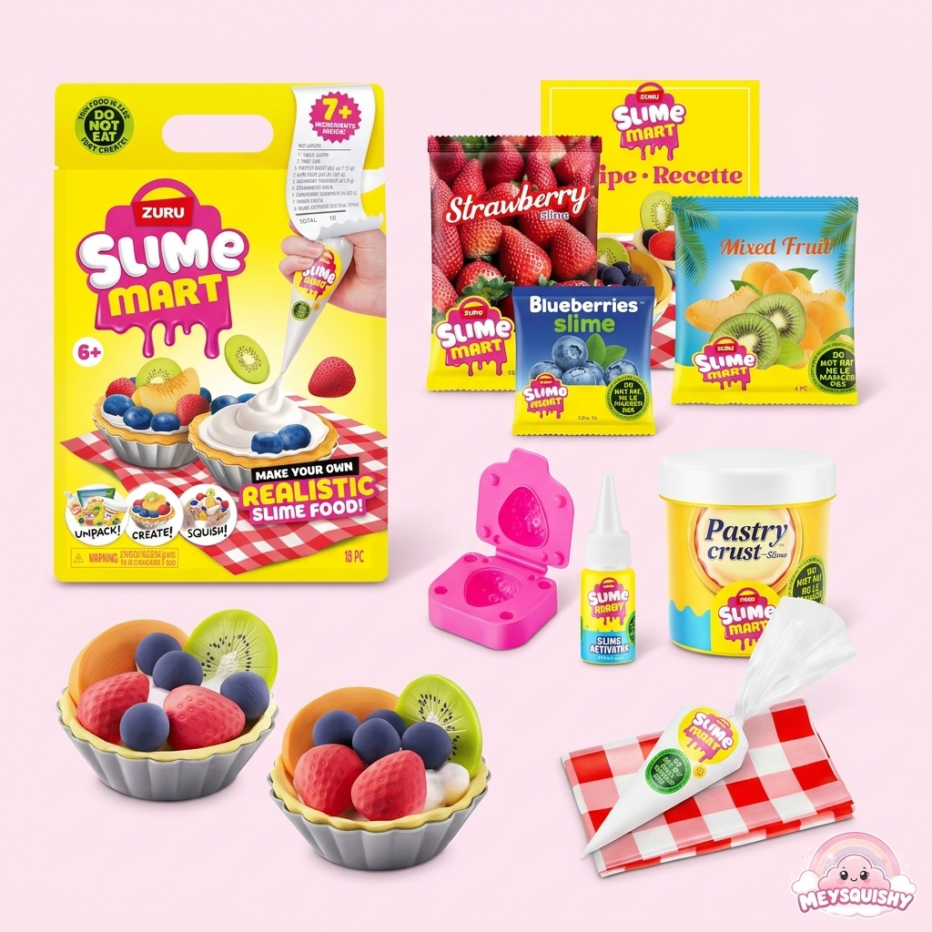 ZURU Slime Mart - Tartelettes aux fruits - vendu par MEYSQUISHY