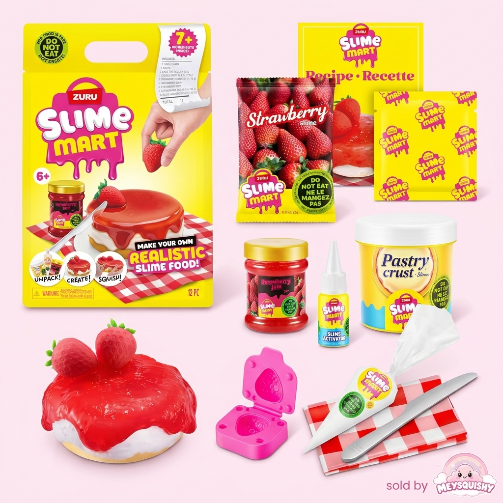ZURU Slime Mart - Gâteau fraise - vendu par MEYSQUISHY