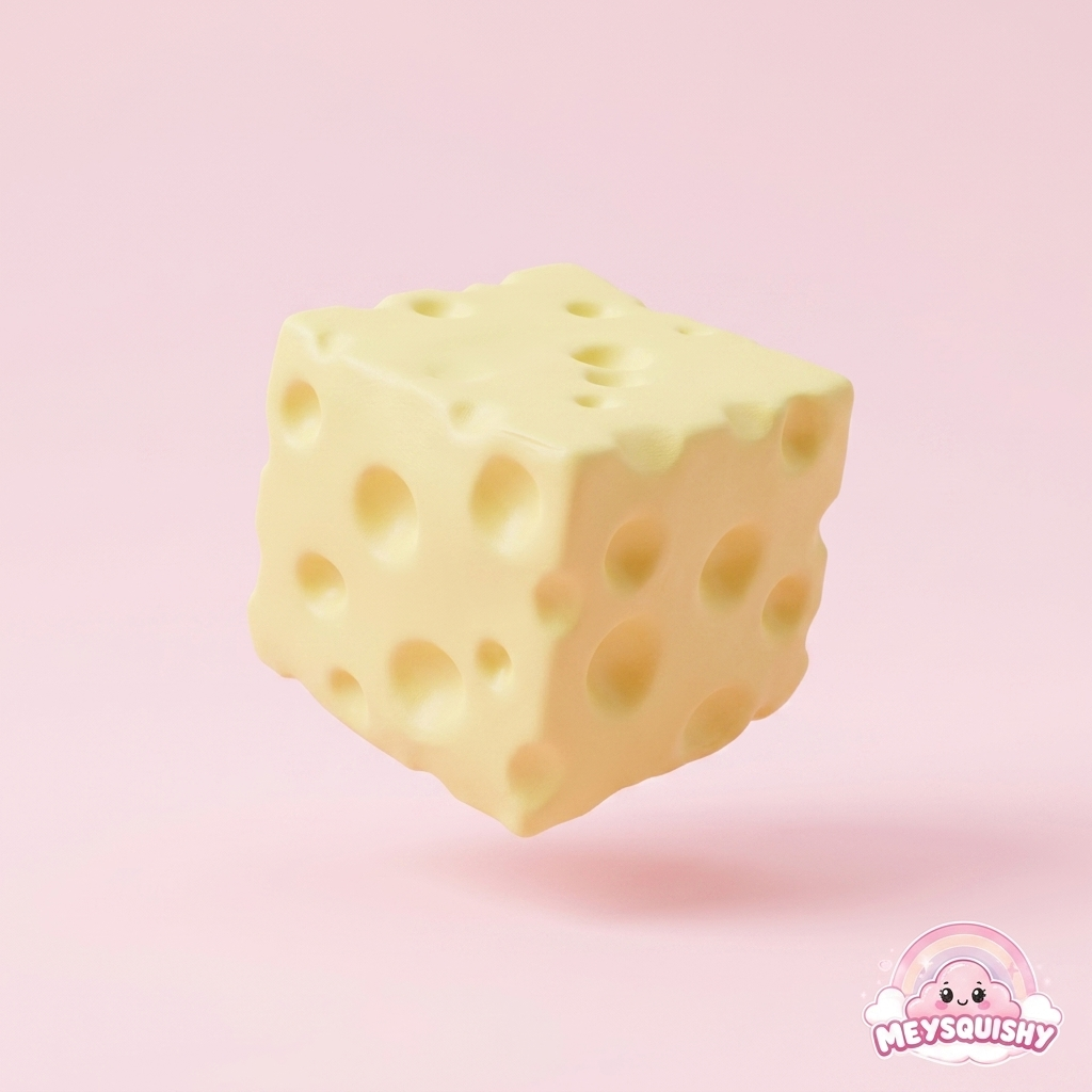 Squishy Cube de Fromage - MEYSQUISHY