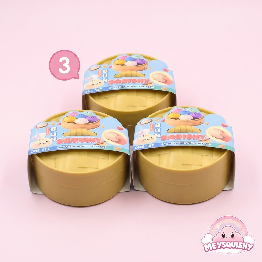 Boîte Mystère Dumpling Kawaii - 3 pièces