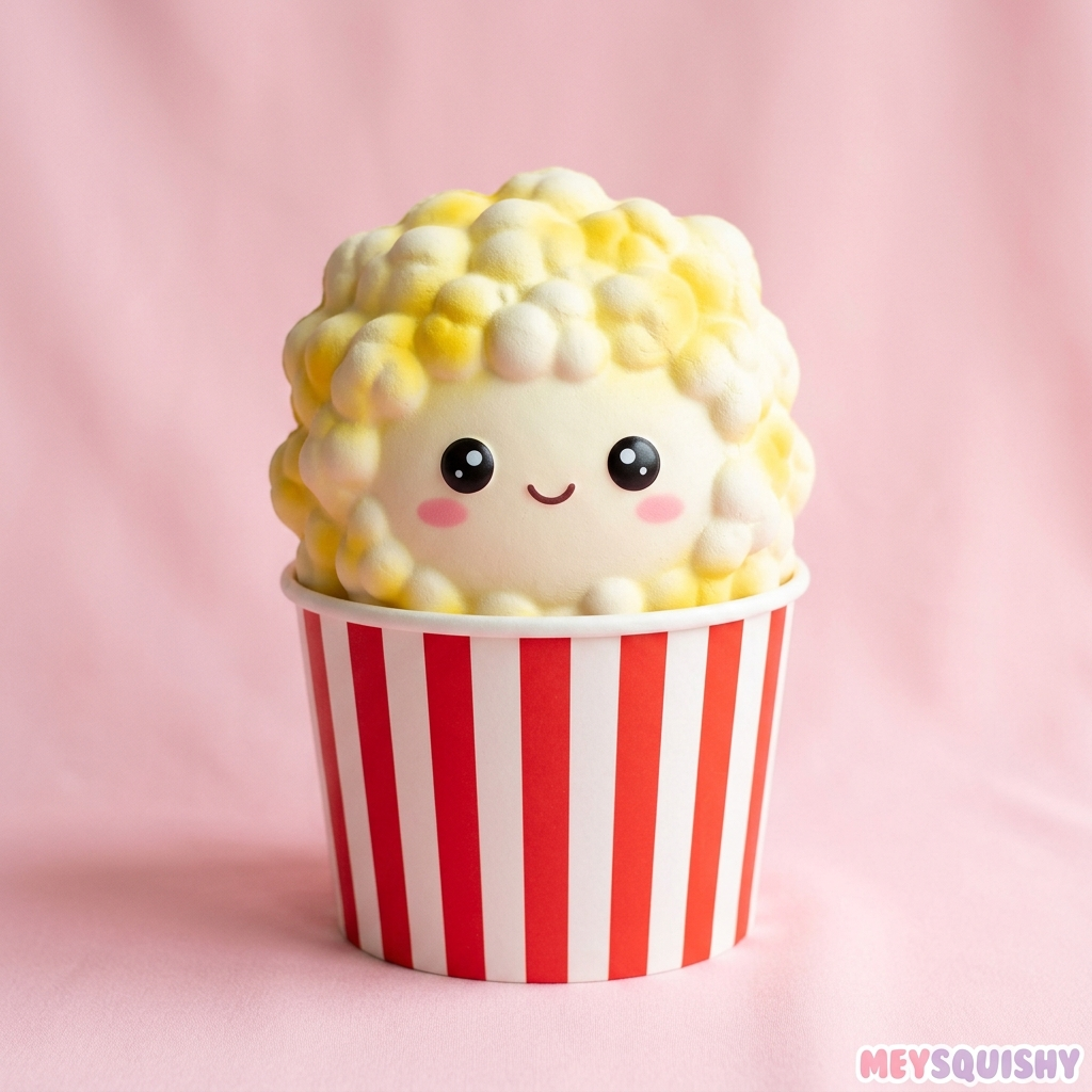 Squishy Jumbo Kawaii Gourmand MEYSQUISHY - Pop-corn