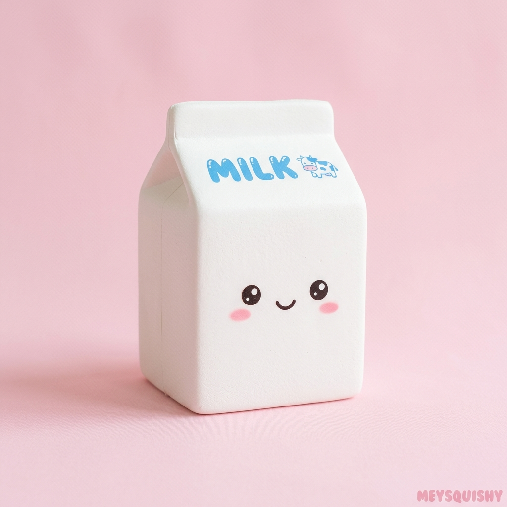 Squishy Jumbo Kawaii Gourmand MEYSQUISHY - Brique de Lait