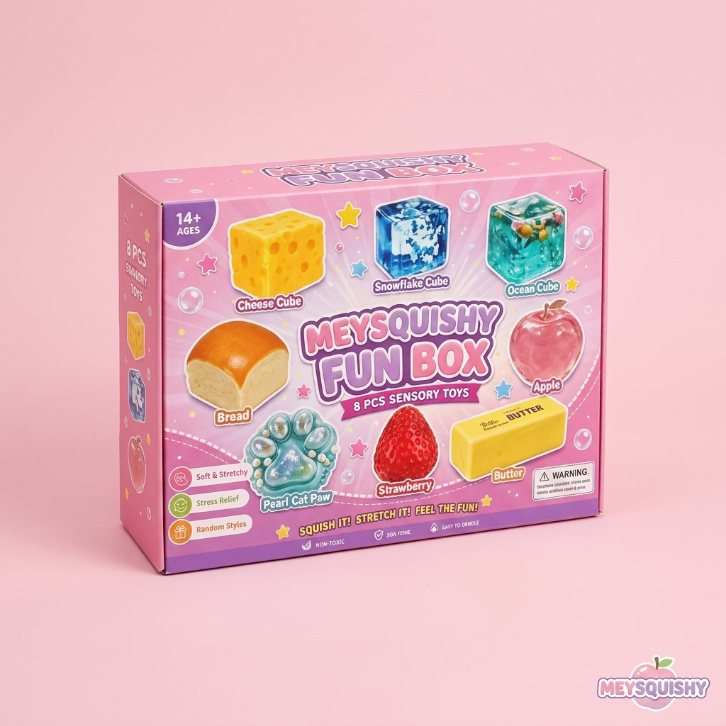 Squishy Fun Box MEYSQUISHY - coffret fermé